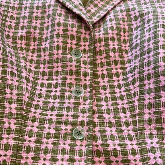 Express Pink and Brown Plaid Women's Jacket Size 10 in Excellent Condition - Picture 2 of 5